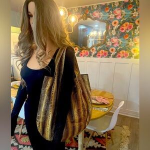 BEIRN Jenna Snakeskin Purse - NEW